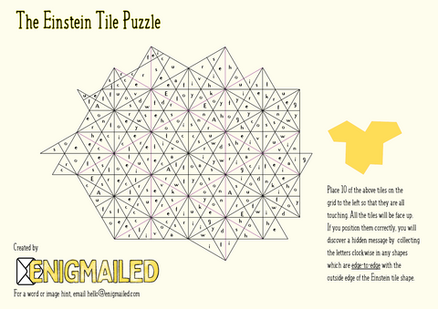Einstein Tile Puzzle
